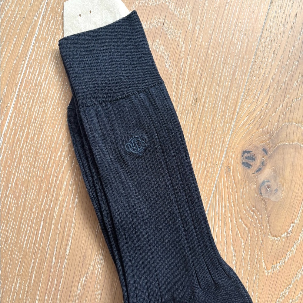 Vintage Christian Dior Monsieur Socks with Embroidered Logo